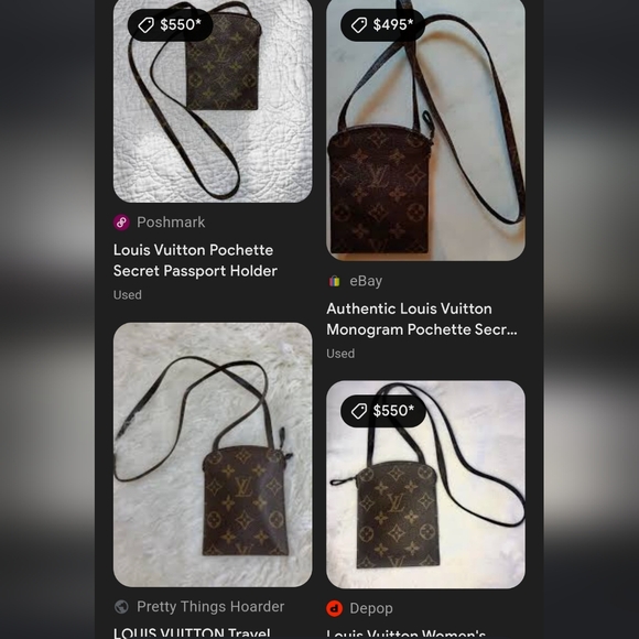 Louis Vuitton Monogram LV vintage cash/card holder retro zip closure unisex - Picture 6 of 6